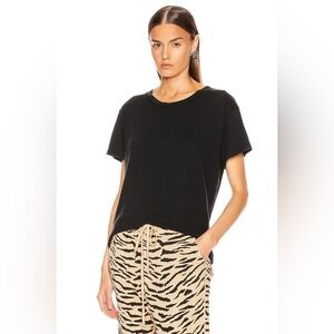 Nili Lotan Brady Tee in Black Size XS